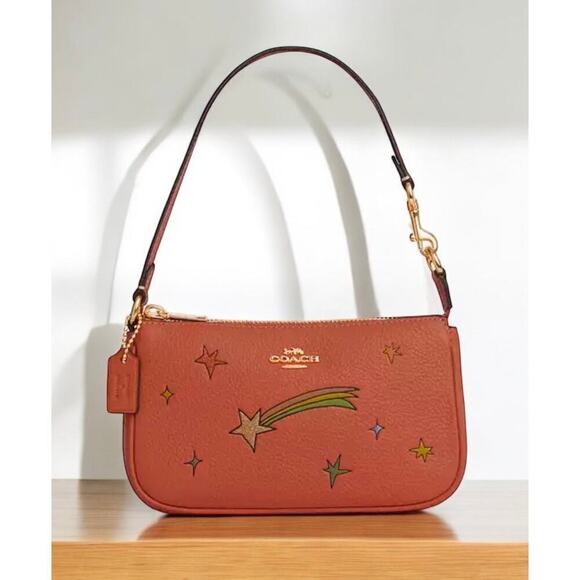 NWT Coach CU470 X Observed By Us Leather Star Print Nolita 19 Bag - Picture 1 of 7
